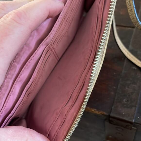 Coach Daisy Madras Plaid Wristlet/Wallet - Picture 4 of 4